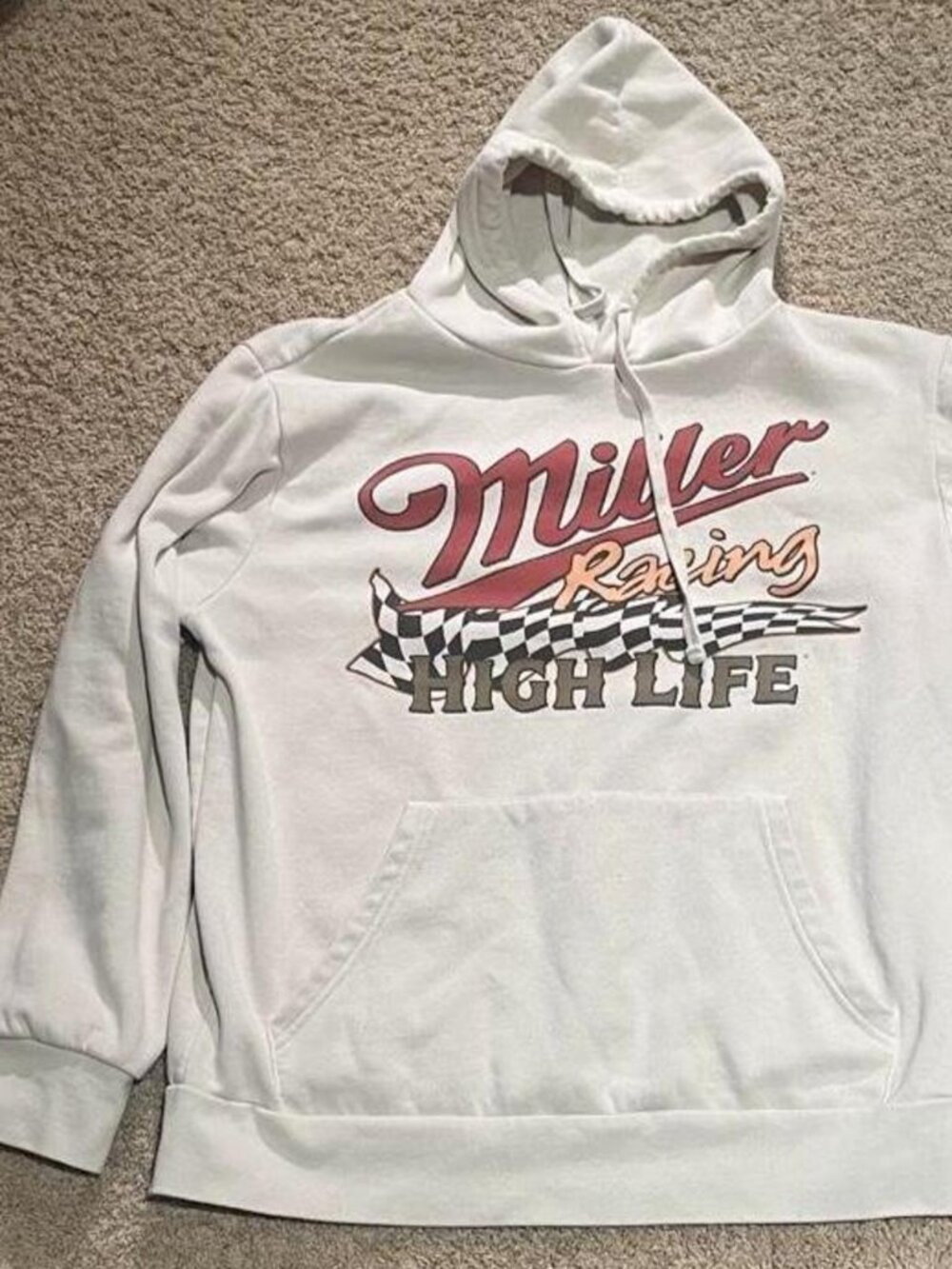 Miller Racing High Life Hoodie with Miller Racing High Life graphic